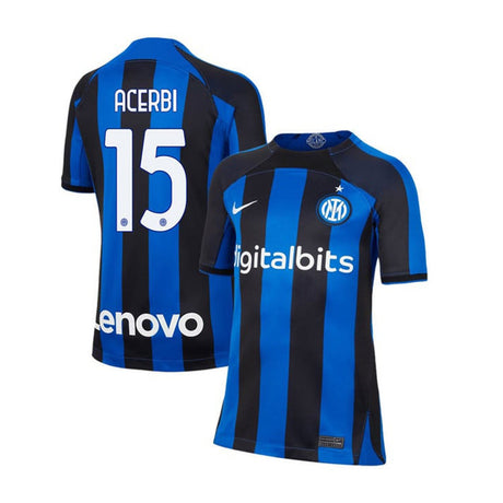 Francesco Acerbi Inter Milan 15 Jersey - Kit Captain
