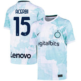 Francesco Acerbi Inter Milan 15 Jersey - Kit Captain