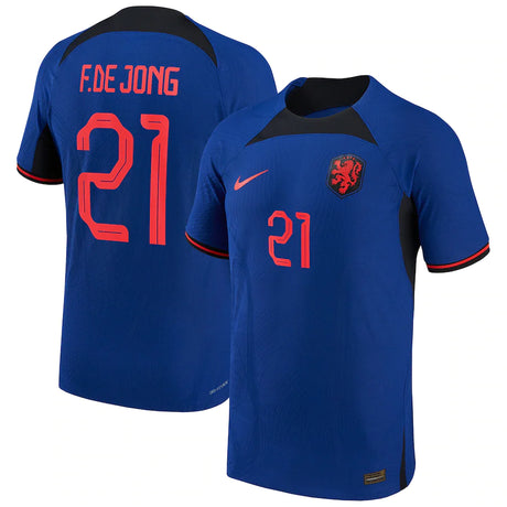 Frenkie de Jong Netherlands 21 FIFA World Cup Jersey - Kit Captain