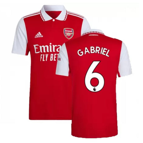 Gabriel Magalhães Arsenal 6 Jersey - Kit Captain
