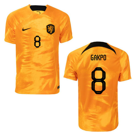 Gakpo Netherlands 8 FIFA World Cup Jersey - Kit Captain