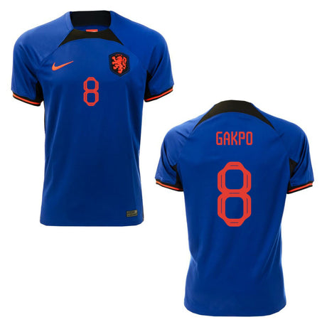 Gakpo Netherlands 8 FIFA World Cup Jersey - Kit Captain