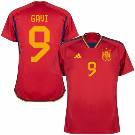 Gavi Spain 9 FIFA World Cup Jersey - Kit Captain