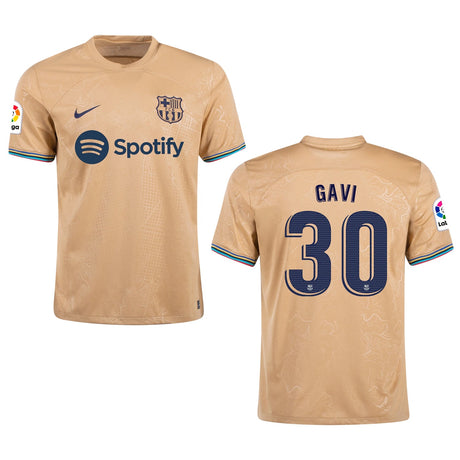 Gavi Barcelona 30 Jersey - Kit Captain