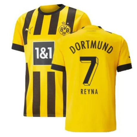 Giovanni Reyna Borussia Dortmund 7 Jersey - Kit Captain
