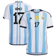 Alejandro Gomez Argentina 17 FIFA World Cup Jersey - Kit Captain