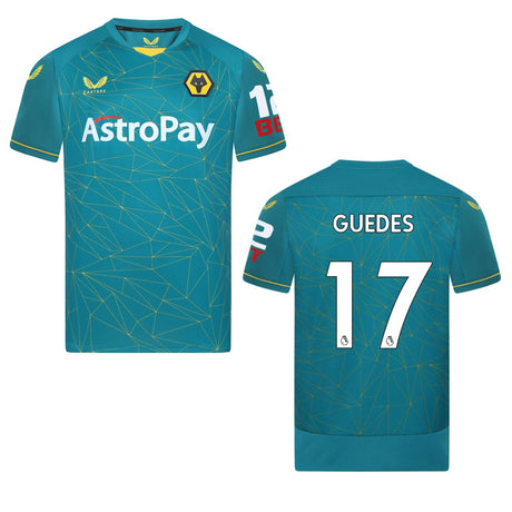 Goncalo Guedes Wolves 17 Jersey - Kit Captain