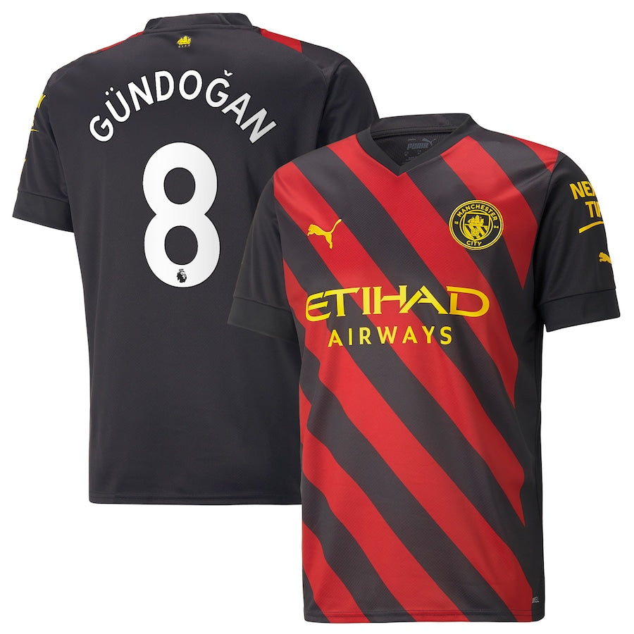 llkay Gundogan Manchester City 8 Jersey - Kit Captain