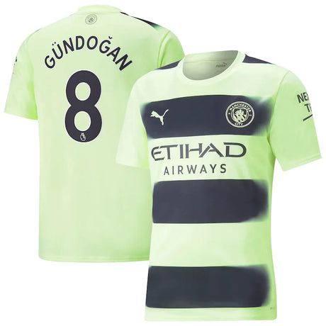 llkay Gundogan Manchester City 8 Jersey - Kit Captain