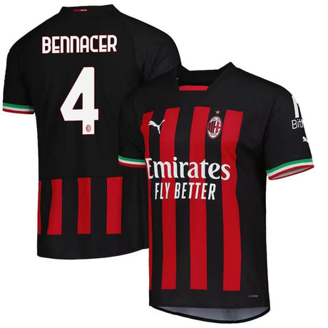 Ismaël Bennacer AC Milan 4 Jersey - Kit Captain