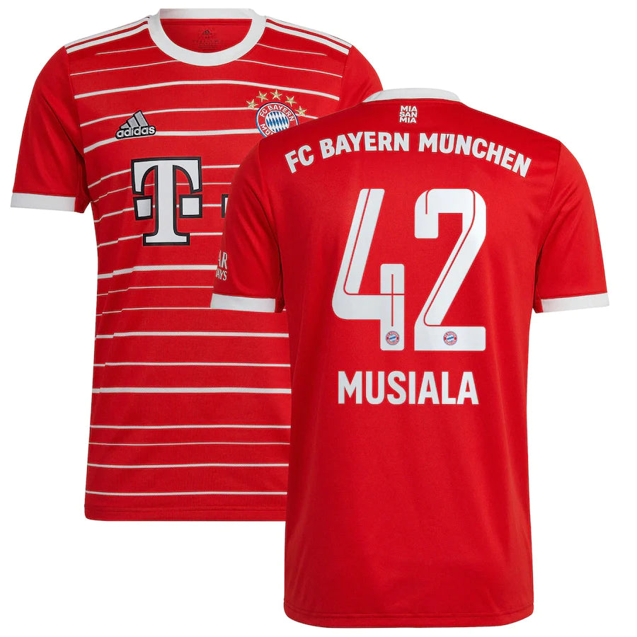 Jamal Musiala Bayern Munich 42 Jersey - Kit Captain