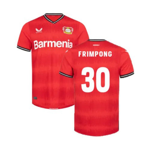 Jeremie Frimpong Bayern Leverkusen 30 Jersey - Kit Captain