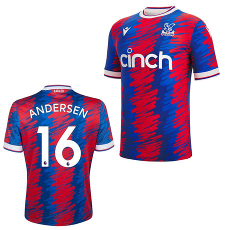 Joachim Andersen Crystal Palace 16 Jersey - Kit Captain