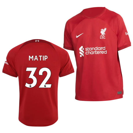Joel Matip Liverpool 32 Jersey - Kit Captain