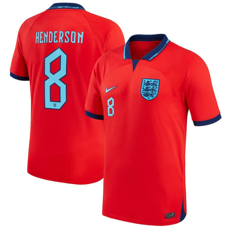 Jordan Henderson England 8 FIFA World Cup Jersey - Kit Captain