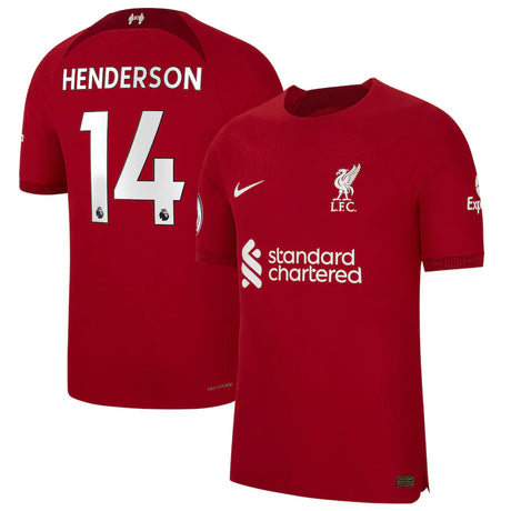 Jordan Henderson Liverpool 14 Jersey - Kit Captain