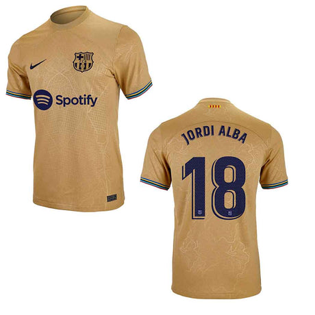 Jordi Alba Barcelona 18 Jersey - Kit Captain