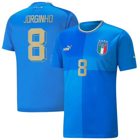 Jorginho Italy Soccer 8 Jersey - Kit Captain