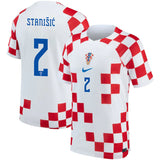 Josip Stanisic Croatia 2 FIFA World Cup Jersey - Kit Captain