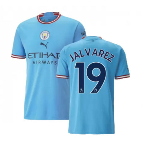 Julian Alvarez Man City 19 Jersey - Kit Captain