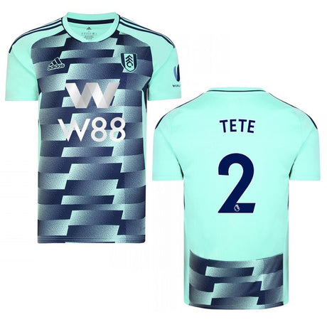 Kenny Tete Fulham 2 Jersey - Kit Captain