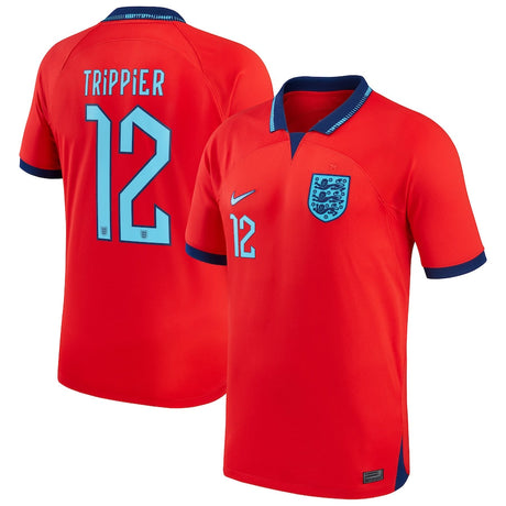 Kieran Trippier England 12 FIFA World Cup Jersey - Kit Captain