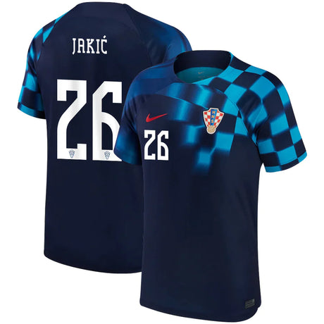 Kristijan Jakic Croatia 26 FIFA World Cup Jersey - Kit Captain