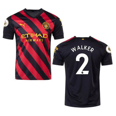 Kyle Walker Manchester City 2 Jersey - Kit Captain