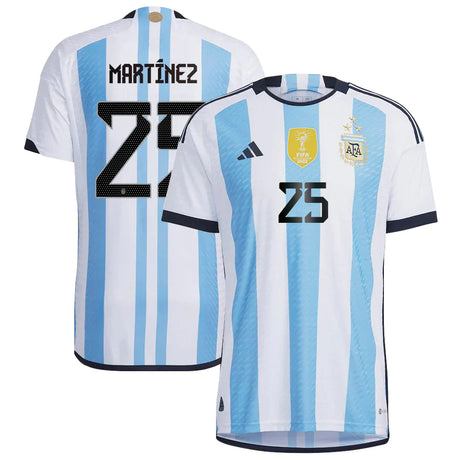 Lisandro Martinez Argentina 25 FIFA World Cup Jersey - Kit Captain