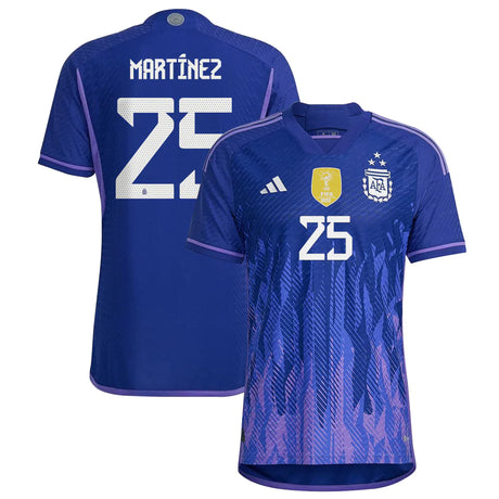 Lisandro Martinez Argentina 25 FIFA World Cup Jersey - Kit Captain