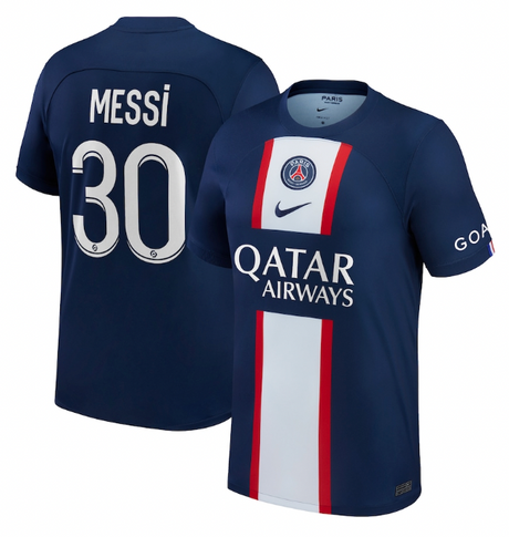 Lionel Messi PSG 30 Jersey - Kit Captain
