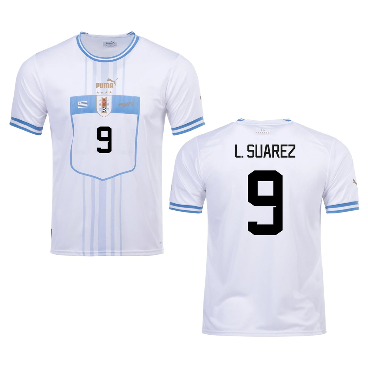 Luis Suárez Uruguay 9 FIFA World Cup Jersey - Kit Captain