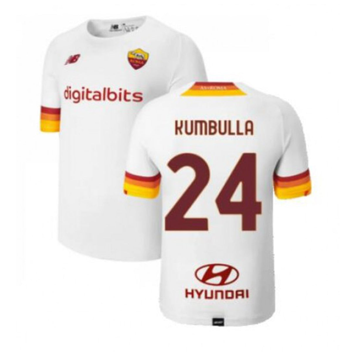 Marash Kumbulla Roma 24 Jersey - Kit Captain