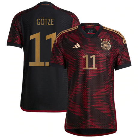 Mario Gotze Germany 11 FIFA World Cup Jersey - Kit Captain