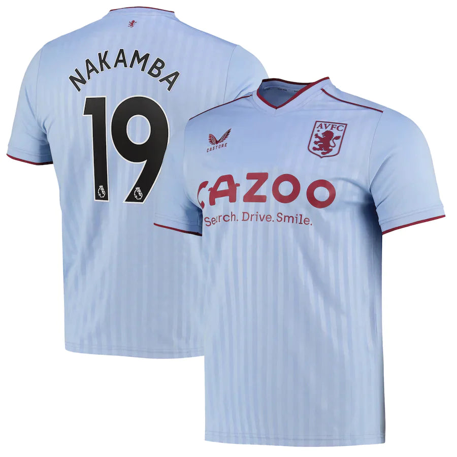 Marvelous Nakamba Aston Villa 19 Jersey - Kit Captain