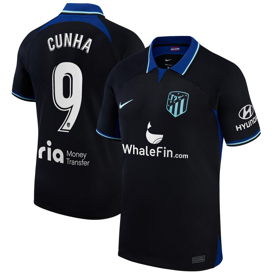 Matheus Cunha Atletico Madrid 9 Jersey - Kit Captain