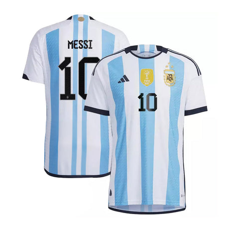 Messi Argentina 10 FIFA World Cup Jersey - Kit Captain