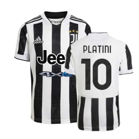 Michel Platini Juventus 10 Jersey - Kit Captain