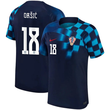 Mislav Orsic Croatia 18 FIFA World Cup Jersey - Kit Captain