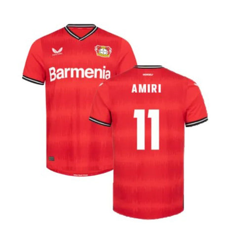 Nadiem Amiri Bayern Leverkusen 11 Jersey - Kit Captain