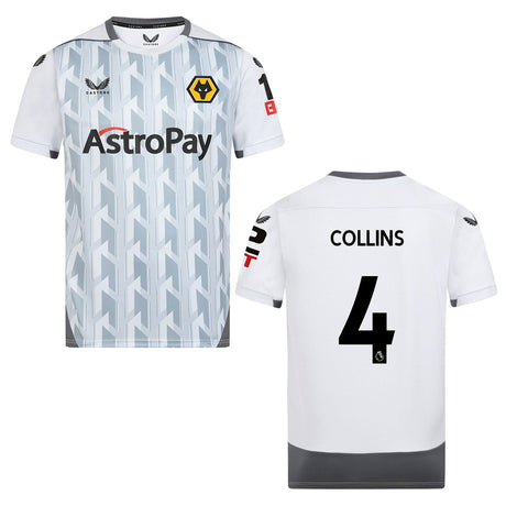 Nathan Collins Wolves 4 Jersey - Kit Captain