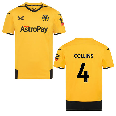 Nathan Collins Wolves 4 Jersey - Kit Captain