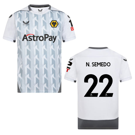 Nelson Semedo Wolves 22 Jersey - Kit Captain