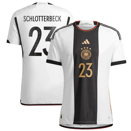 Nico Schlotterbeck Germany 23 FIFA World Cup Jersey - Kit Captain