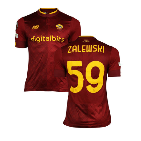 Nicola Zalewski Roma 59 Jersey - Kit Captain