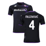 Nikola Milenković ACF Fiorentina 4 Jersey - Kit Captain