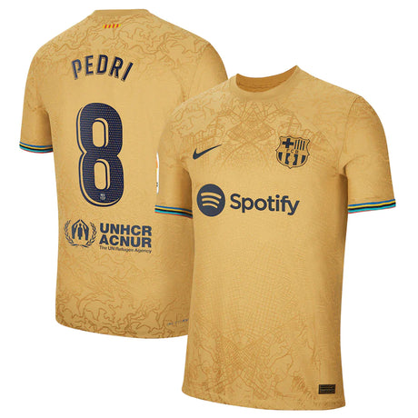 Pedri Barcelona 8 Jersey - Kit Captain