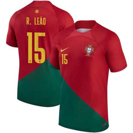 Rafael Leao Portugal 15 FIFA World Cup Jersey - Kit Captain