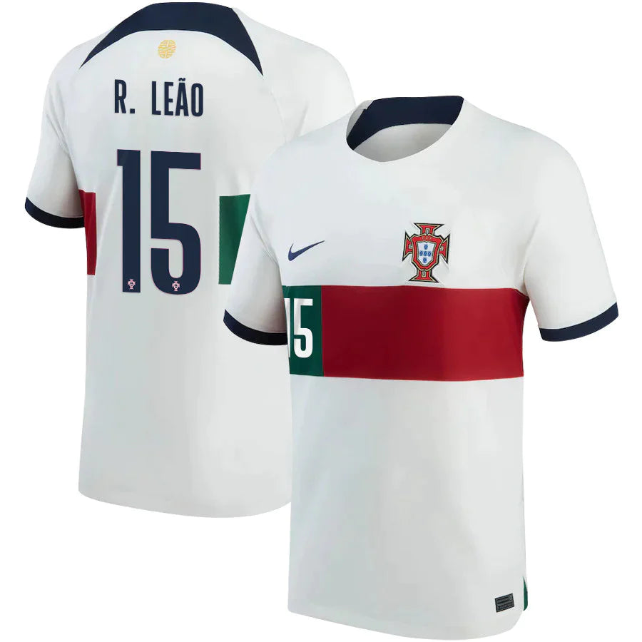 Rafael Leao Portugal 15 FIFA World Cup Jersey - Kit Captain