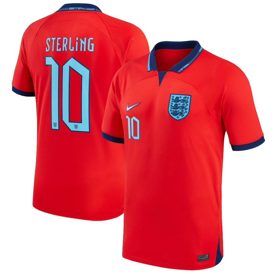 Raheem Sterling England 10 FIFA World Cup Jersey - Kit Captain